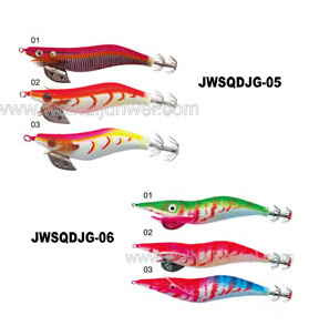 China Nuevo diseño mejor venta señuelo de pesca calamar JWSQDJG-05/06 proveedor
