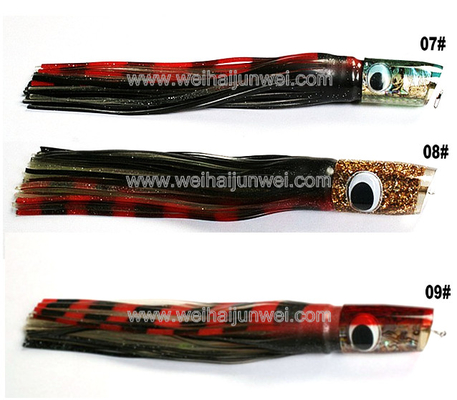 China Señuelo de pesca de curricán de alta calidad, diferentes colores, 6.5"~10.5" proveedor