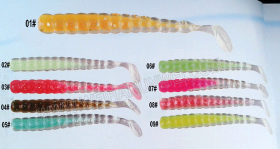 China Nuevo diseño mejor venta 3g / 7.5cm señuelo de pesca artificial blando proveedor