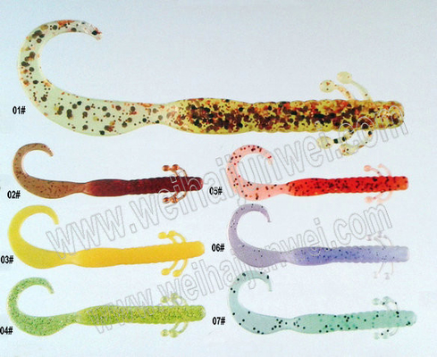 China Nuevo diseño mejor venta 2g / 8cm señuelo de pesca artificial suave proveedor