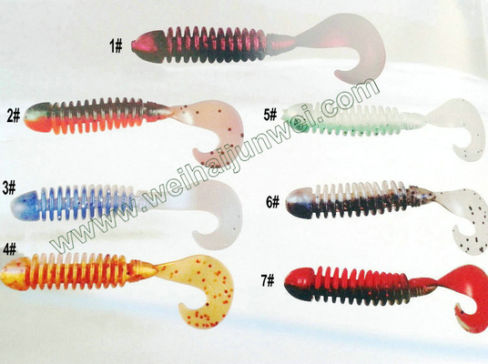 China Nuevo diseño mejor venta 2.1g / 6.5cm señuelo de pesca blando artificial proveedor