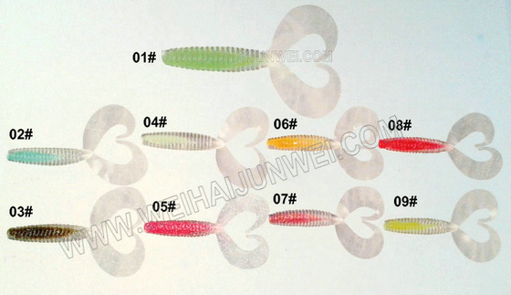 China Nuevo diseño mejor venta 4.6g / 8.0cm señuelo de pesca suave artificial proveedor
