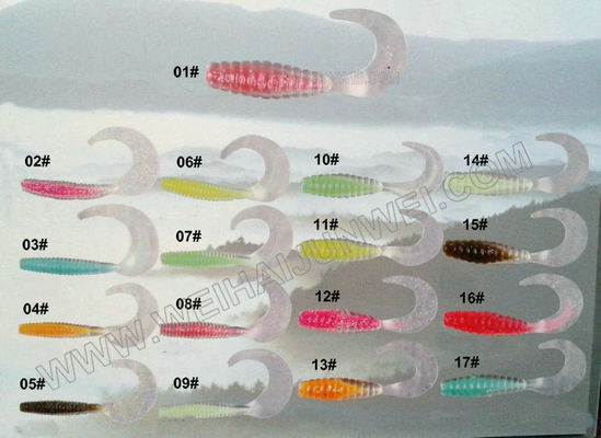China Nuevo diseño mejor venta 3g / 6.5cm señuelo de pesca artificial suave proveedor