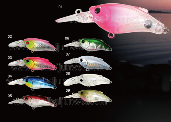 China Nuevo diseño mejor venta 8.5g 7.5cm señuelo de pesca wobbler de plástico proveedor
