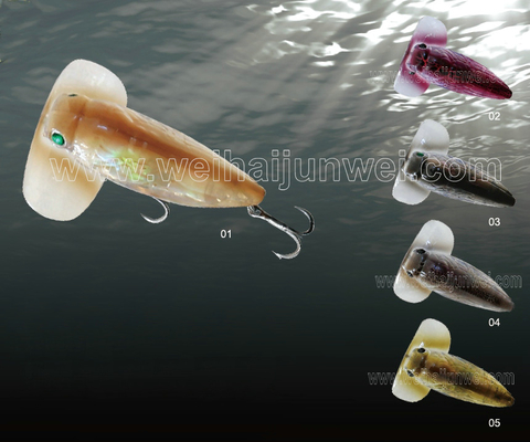China Nuevo diseño mejor venta 8g 5.8cm de plástico se balancean señuelo de pesca proveedor