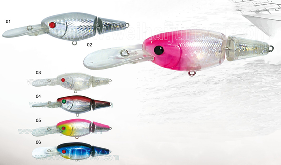 China Nuevo diseño mejor vendido 13g 10cm de plástico balancín cebo de pesca proveedor