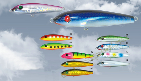 China Nuevo diseño mejor vendido 11g 10cm de plástico balancín cebo de pesca proveedor