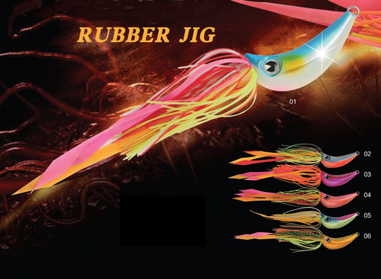 China Nuevo diseño de cebo de caucho, cebo de pesca JWRBJG01 proveedor
