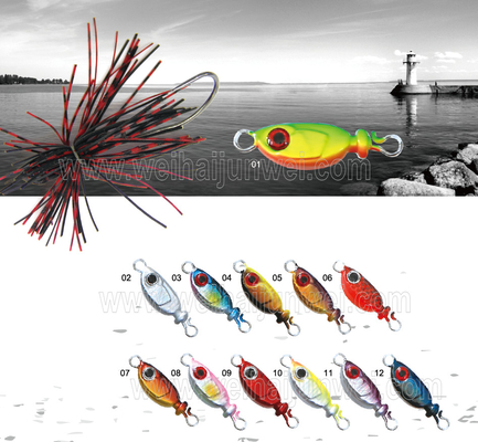 China Nuevo diseño mejor venta señuelo de goma jig 10g/14g proveedor