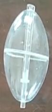 China ABS transparente de alta calidad Slip de pesca duradero flotador de giro fundido flotador oval proveedor