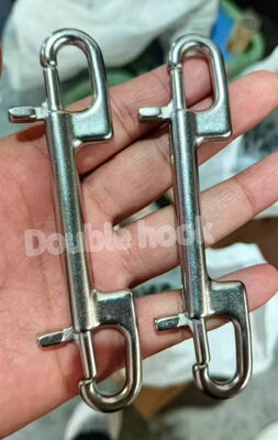 China Gancho único gancho doble tenedor en forma de resorte grillar gancho de buceo alto resistencia a la corrosión buena resistencia proveedor
