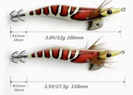 Porcelana SEÑUELO DE PESCA DE CALAMAR DE ALTA VISIBILIDAD Diseñado para imitar presas naturales, aumentando la atracción de calamares de manera efectiva proveedor