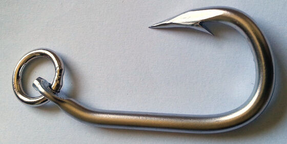 Porcelana Saltwater Fishing Fishing hook with ring made from high tensile strength steel providing exceptional durability and reliability in saltwater settings proveedor