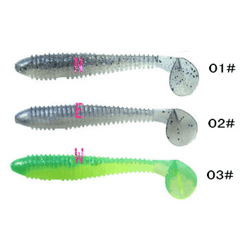 Nuevo diseño, la mejor venta, señuelo de pesca blando de 2.8" 2.8g, muchas opciones de color proveedor