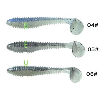 Nuevo diseño, la mejor venta, señuelo de pesca blando de 2.8" 2.8g, muchas opciones de color proveedor