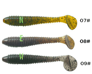 Nuevo diseño, la mejor venta, señuelo de pesca blando de 2.8" 2.8g, muchas opciones de color proveedor