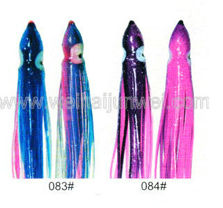 Falda suave de calamar, señuelo para pescar tamaño: 3"~15" color: 81#~92# proveedor