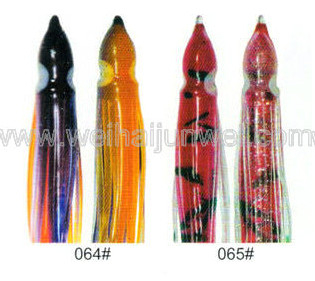 Sorta suave de calamar color de cebo de pesca: 56#~67# tamaño:3"~15" proveedor