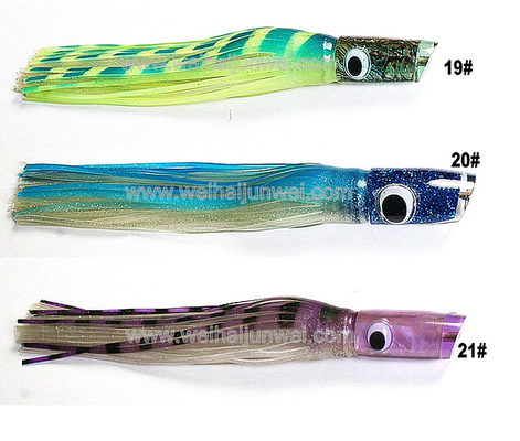 Señuelo de pesca de curricán de alta calidad, diferentes colores, 6.5"~10.5" proveedor