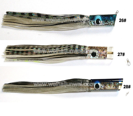 Señuelo de pesca de curricán de alta calidad, diferentes colores, 6.5"~10.5" proveedor