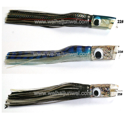 Señuelo de pesca de curricán de alta calidad, diferentes colores, 6.5"~10.5" proveedor