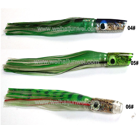 Señuelo de pesca de curricán de alta calidad, diferentes colores, 6.5"~10.5" proveedor