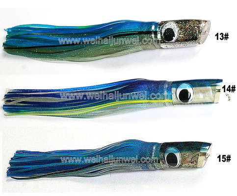 Señuelo de pesca de curricán de alta calidad, diferentes colores, 6.5"~10.5" proveedor