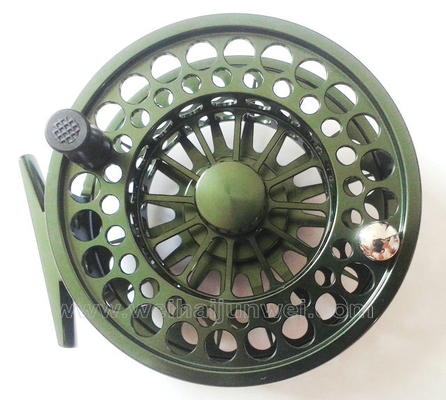 Nuevo carrete de aluminio para la pesca a la mosca de marco cerrado JWFRL05 proveedor