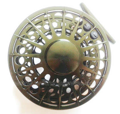 Nuevo carrete de aluminio para la pesca a la mosca de marco cerrado JWFRL05 proveedor