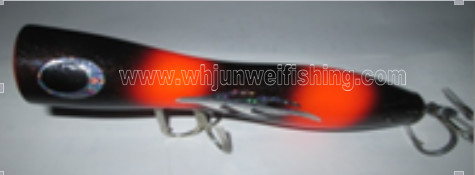 12cm/7g 18cm/105g 24cm/140g alta calidad señuelo duro de pesca popper de madera hecho a mano / cebo de pesca popper / señuelo de curricán proveedor