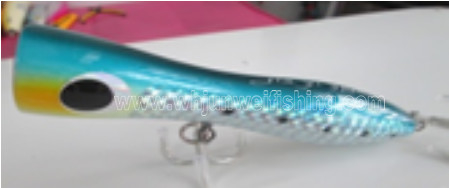 12cm/7g 18cm/105g 24cm/140g alta calidad señuelo duro de pesca popper de madera hecho a mano / cebo de pesca popper / señuelo de curricán proveedor
