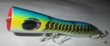 12cm/7g 18cm/105g 24cm/140g alta calidad señuelo duro de pesca popper de madera hecho a mano / cebo de pesca popper / señuelo de curricán proveedor