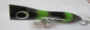 12cm/7g 18cm/105g 24cm/140g alta calidad señuelo duro de pesca popper de madera hecho a mano / cebo de pesca popper / señuelo de curricán proveedor