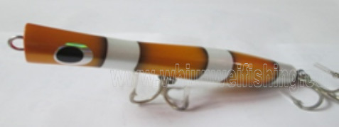 14cm/55g, 18cm/70g, 22cm/85g  nuevo señuelo de pesca popper de madera, cebo popper, señuelo de pesca duro proveedor