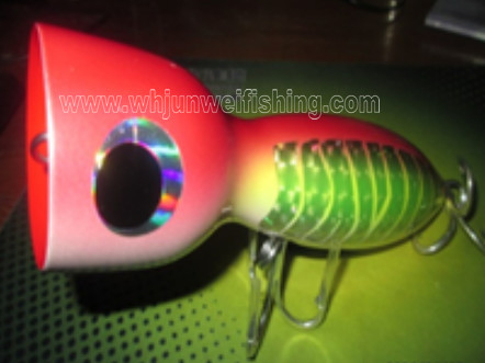 15cm/100g 18cm/125g señuelo de pesca de arrastre tipo popper de madera, estilo nuevo proveedor