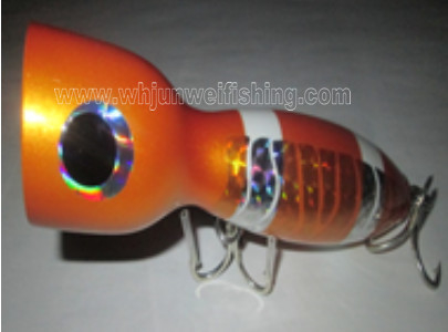 15cm/100g 18cm/125g señuelo de pesca de arrastre tipo popper de madera, estilo nuevo proveedor