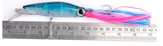 Señuelo de pesca con forma de pulpo y calamar ABS, anzuelo de manivela, camarón con anzuelo #1/0 proveedor