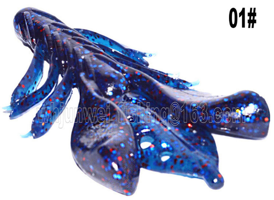 nuevo estilo 90mm 12.5g señuelo de pesca blando de camarón mariposa proveedor