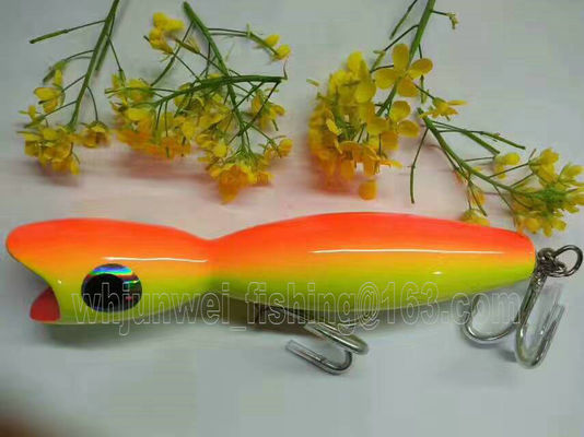 Nuevo señuelo de pesca popper de madera de 20 cm/110 g, el mejor vendido, cebo popper/agua salada/señuelo de curricán proveedor