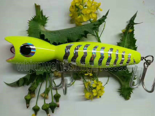 Nuevo señuelo de pesca popper de madera de 20 cm/110 g, el mejor vendido, cebo popper/agua salada/señuelo de curricán proveedor