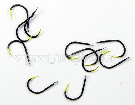 Ganchos de pesca de colores Muti de oro, negro, plata, azul y marrón proveedor