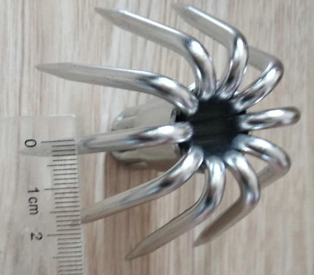 nuevos anzuelos de paraguas para señuelos de calamar de acero inoxidable de 4,0 mm y 5 barras proveedor