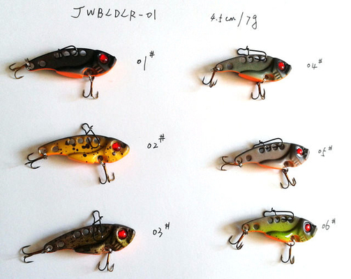 3.8cm/3g 4.5cm/7g 5.5cm/10g Lado de pesca de cuchillas metálicas/vibración de metal que se hunde Lado de pesca /lado de pesca duro proveedor