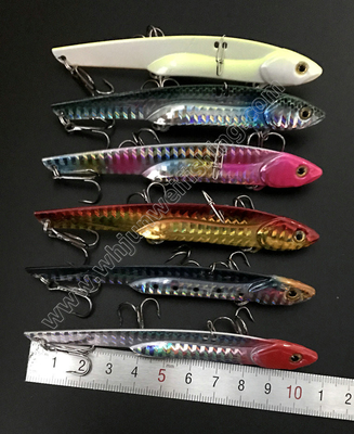 La mejor venta de señuelo de pesca vib con manivela de metal duro de 10,5 cm y 35 g, para todas las profundidades de natación. proveedor