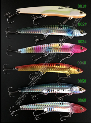 La mejor venta de señuelo de pesca vib con manivela de metal duro de 10,5 cm y 35 g, para todas las profundidades de natación. proveedor