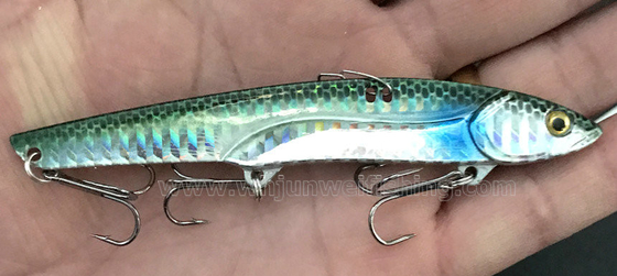 La mejor venta de señuelo de pesca vib con manivela de metal duro de 10,5 cm y 35 g, para todas las profundidades de natación. proveedor