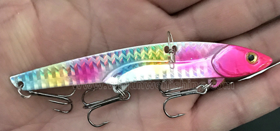La mejor venta de señuelo de pesca vib con manivela de metal duro de 10,5 cm y 35 g, para todas las profundidades de natación. proveedor