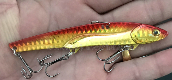 La mejor venta de señuelo de pesca vib con manivela de metal duro de 10,5 cm y 35 g, para todas las profundidades de natación. proveedor