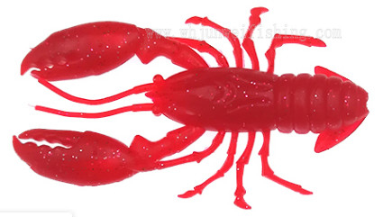 mejor venta 9.5cm 12.6g con luminoso muchos colores camarón de pesca suave PVC señuelo proveedor