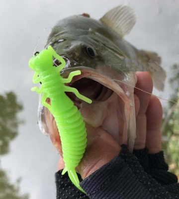 PVC blando 3' 3g 4' 4g olor a camarón verde marrón negro amarillo rosa señuelo de pesca para lubina cebo de pesca proveedor